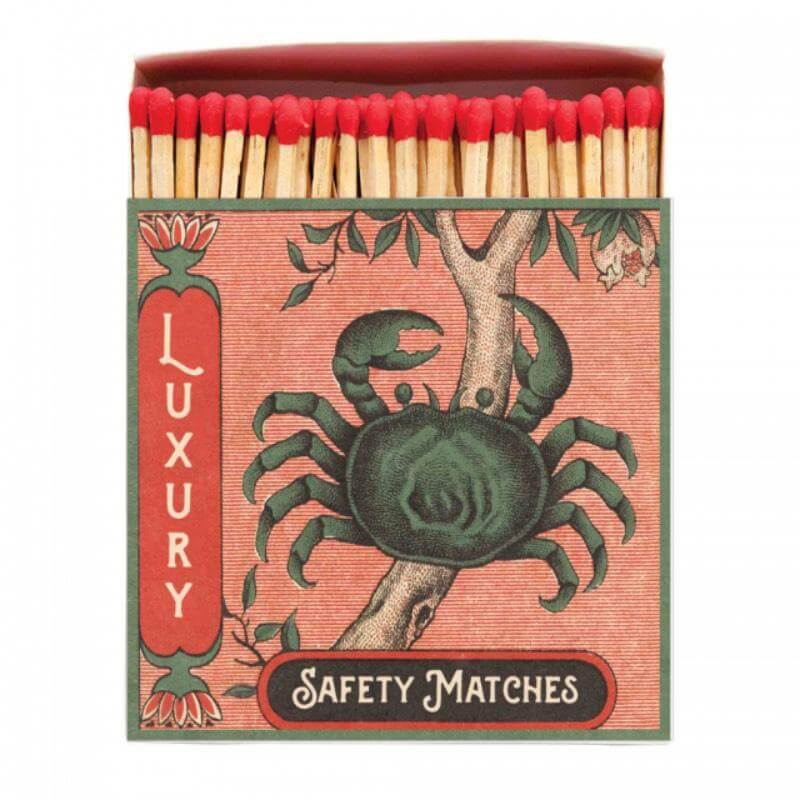 Archivist Gallery Crab Square Vintage Matchbox Original Gift