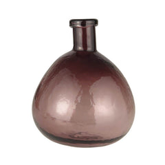 Glass Balloon Vase IbLaursen Purple Malva 