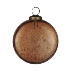 Brown Pebbled Glass Christmas Ornaments Flat Ib Laursen Online