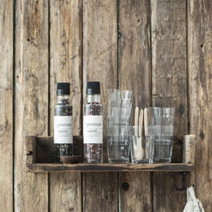 wooden shelf IB Laursen recycled authentic rustic