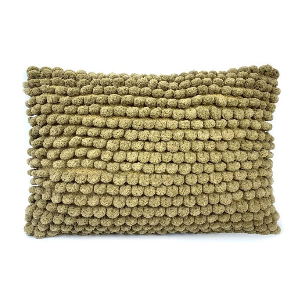 Imbarro bruin popcorn cushion balls brown kussen kussens