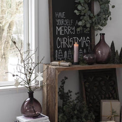 Christmas Inspiration Kerstinspiratie Ballonvaas Paars