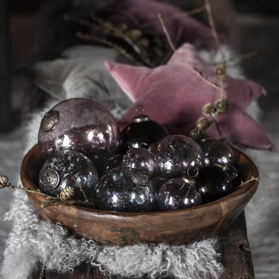 glass Christmas balls baubles Ib Laursen