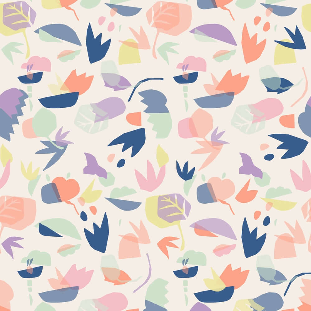 La La Fete sustainable gift wrap cloth bloemen gift duurzaam inpakpapier katoen Lila snijbloemen flowers