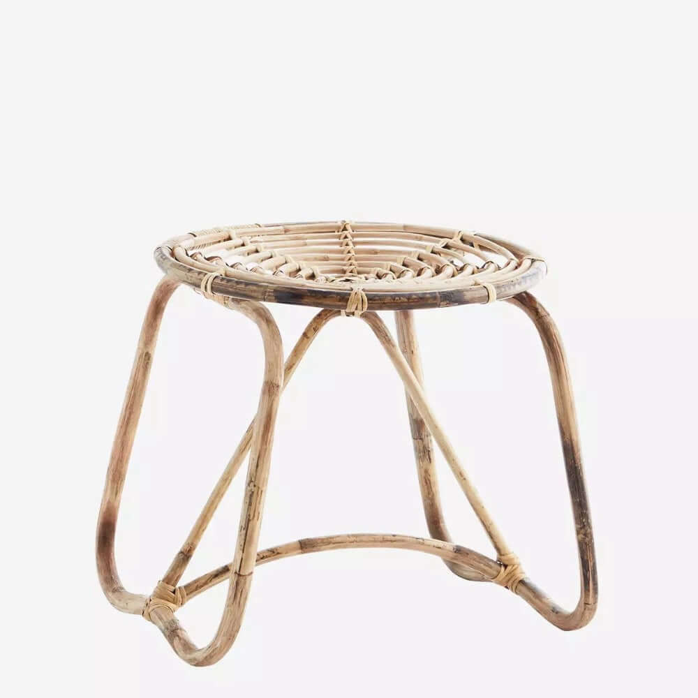 Madam Stoltz bamboe kruk bijzettafel bamboo stool