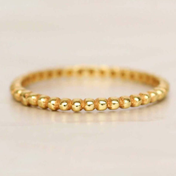 Muja Juma gold plated ring little dots handmade Mujajuma rings sterling silver 