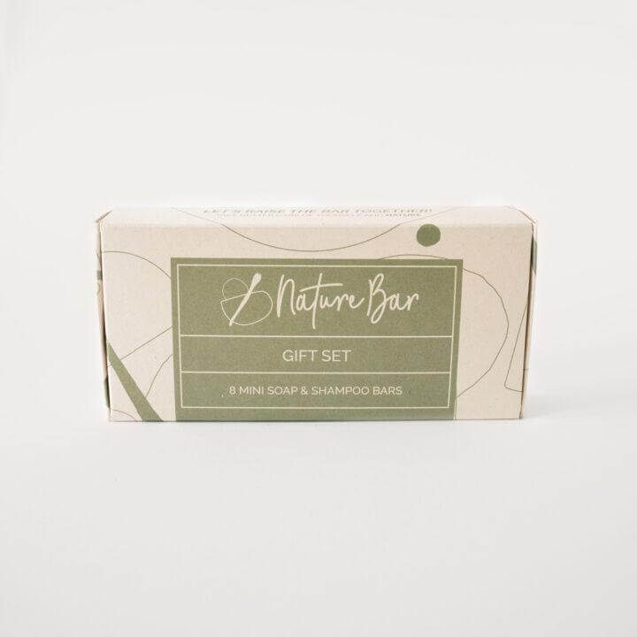 nature bar gift set 8 mini soap shampoo bars gift set organic vegan zero waste