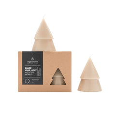 Original Home Xmas candles fair trade eco-friendly kerstboomkaars eco kerstboom kaarsen kerst beige M