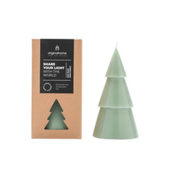 Original Home Xmas candles fair trade eco-friendly kerstboomkaars eco kerstboom kaarsen kerst groen L green groot