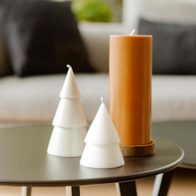 Original Home Xmas candles fair trade eco-friendly kerstboomkaars eco kerstboom kaarsen kerst wit white