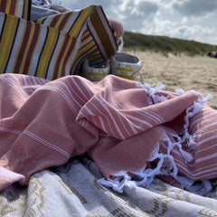 strandhanddoek reishanddoek hamamdoek hammam doek licht dun handdoek sarong omslagdoek  Edit alt text