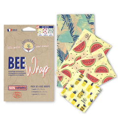 Bee wrap beewrap beeswax wrap bijenwasdoek bijenwas doek verpakking original pack eco duurzaam broodzakje