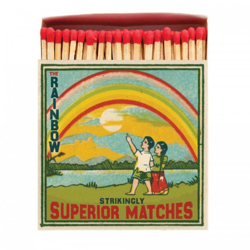 Regenboog Rainbow Matchbox Luciferdoos Vierkant Square Haarlem