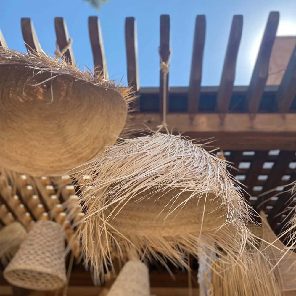 Souk-in-the-City-palm-lamp-fringes-hair-lampenkap-boho-style-haar-Marokko