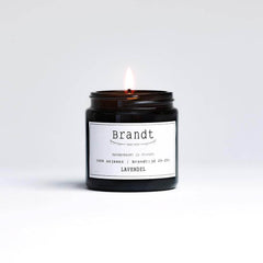 Soy Candle Lavender Sustainable Candles Brandt Kaarsen Online