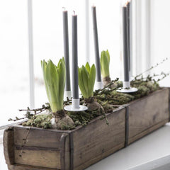 Houten dubbele steenmal authentieke baksteenmal dubbel hout double wooden brick mould IbLaursen