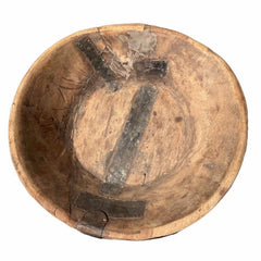 Wooden Chapati bowls fruit bowl wood chapati schaal houten schalen hout online Van Verre Fairtrade