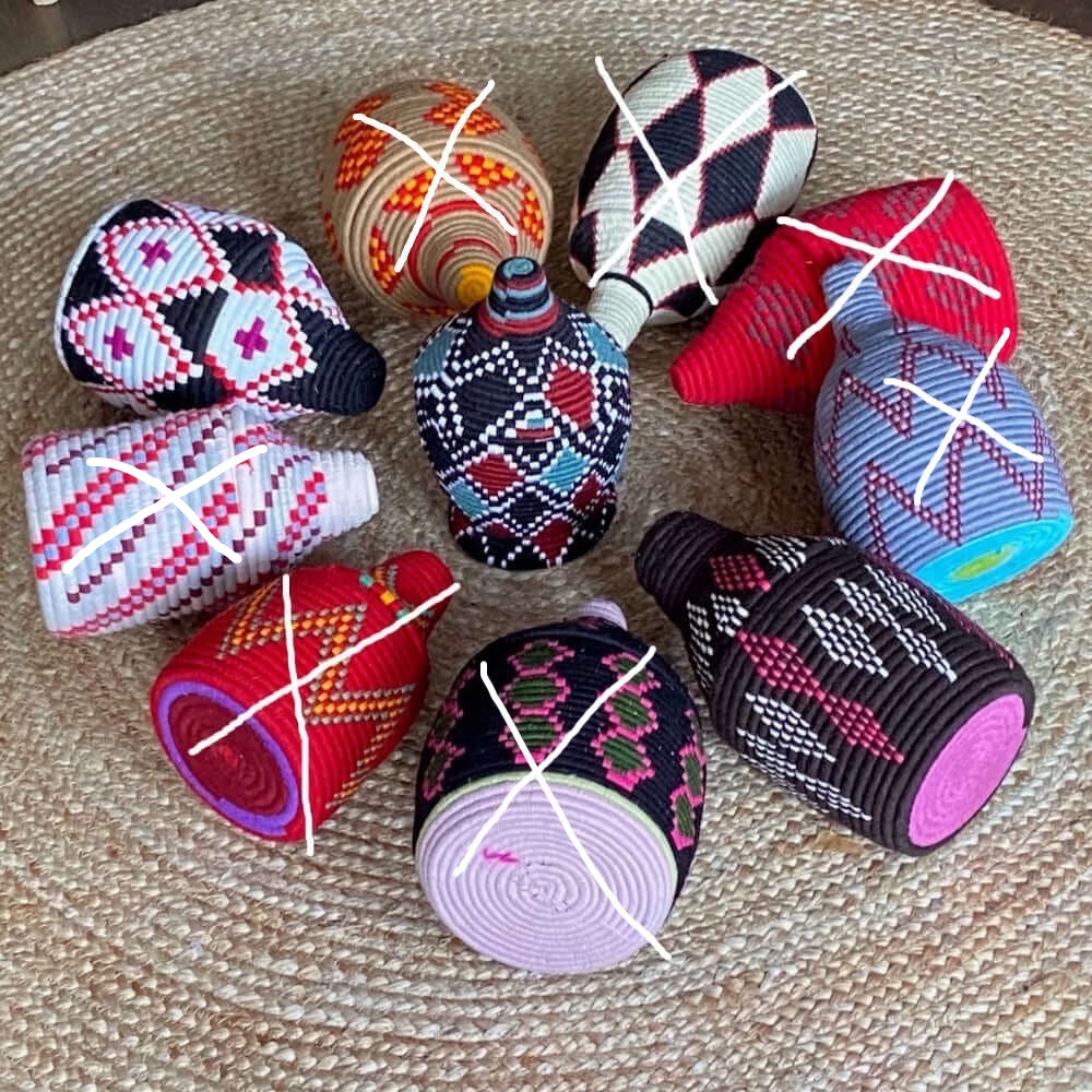 Berber basket mand berbermand Marokko colourful kleurrijk small Souk in the City