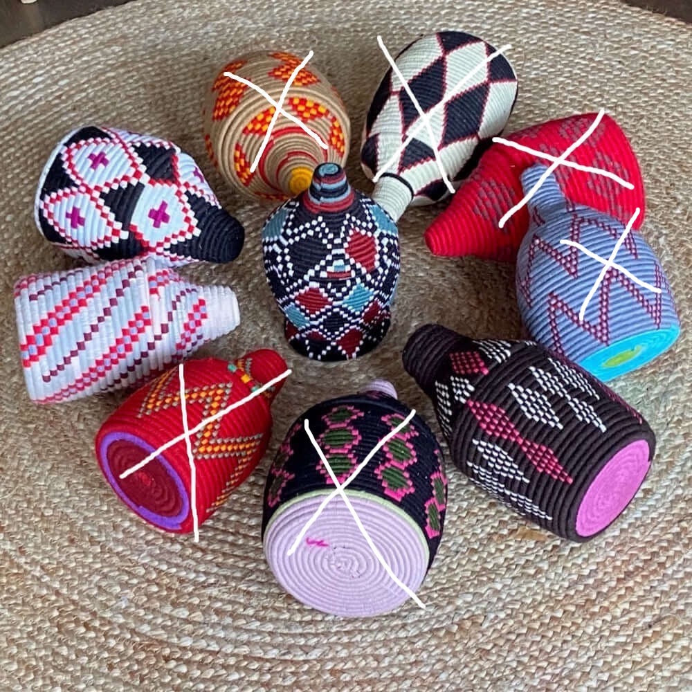 Berber basket mand berbermand Marokko colourful kleurrijk small Souk in the City