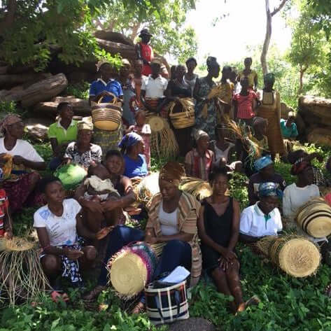 Bolga basket Bolgatanga baskets round Ghana Gone Arty