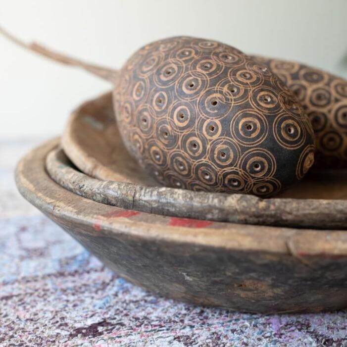 Van Verre fairtrade wooden chapati bowl authentic home decor online houten kom chapati schaal 