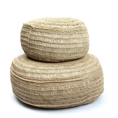 seagrass pouf 60 cm Bazar Bizar zeegras poef pouffe