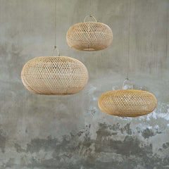 pendant lamp rattan boho style BAZAR bizar wholly