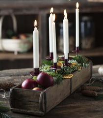 houten baksteenmal kerstdecoratie kerst 2022 houten mal kaarsen kerstidee kerstinspiratie