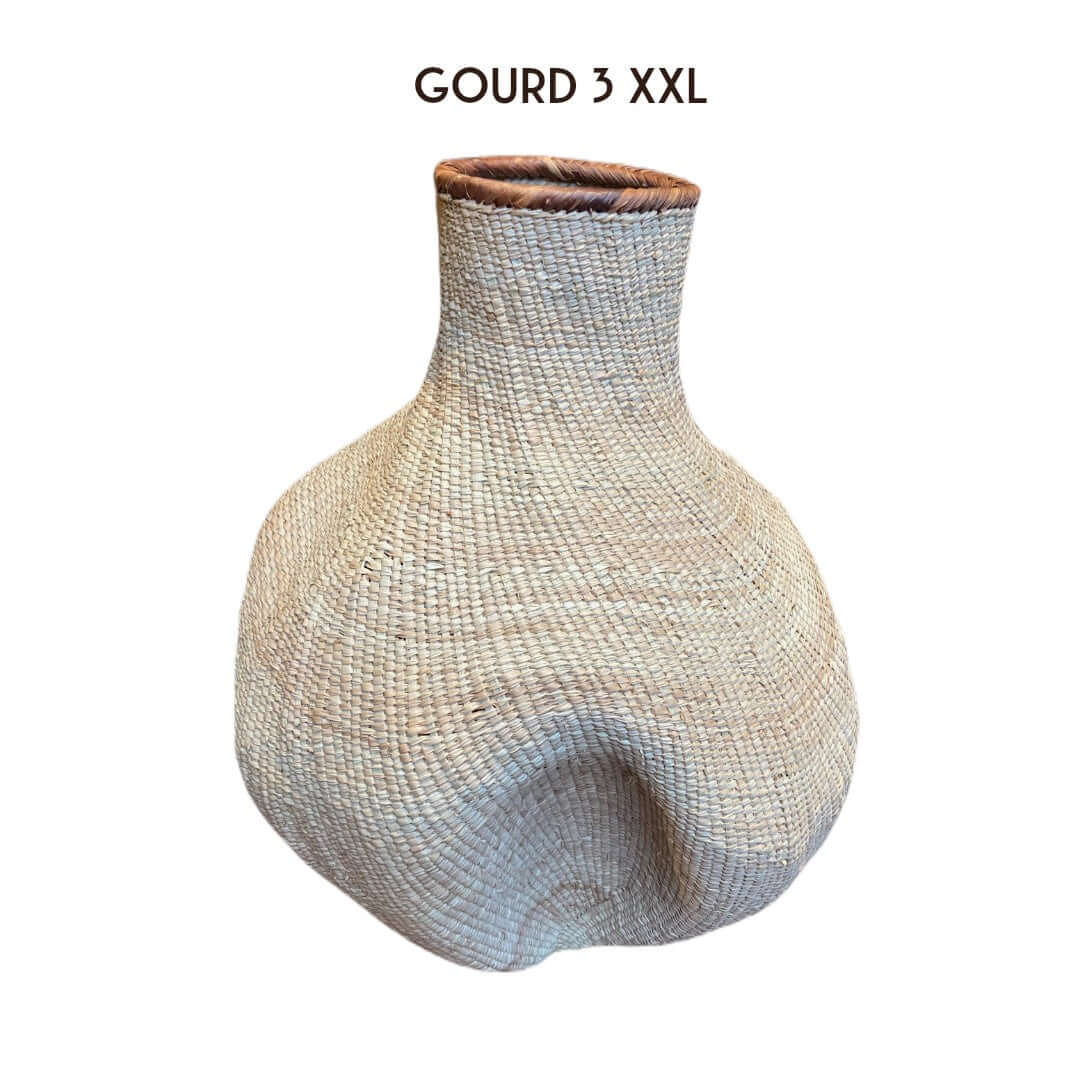 garlic gourd basket Zimbabwe knoflookmand knoflook mand Afrika
