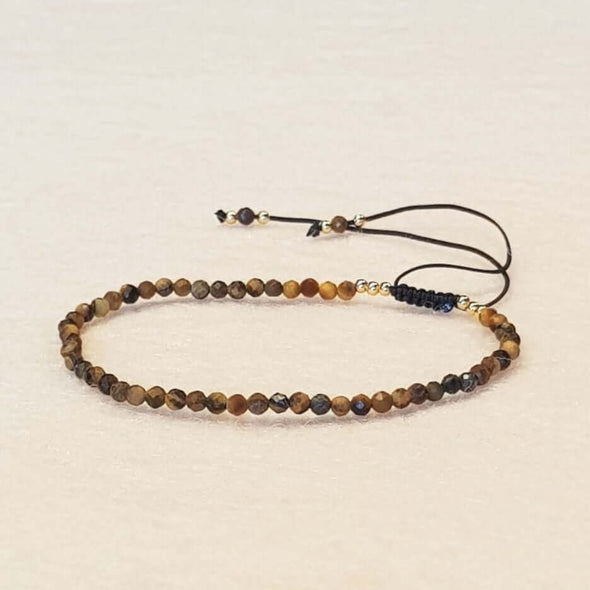 kralen armband tijgeroog tiger eye bracelet Mujajuma beads