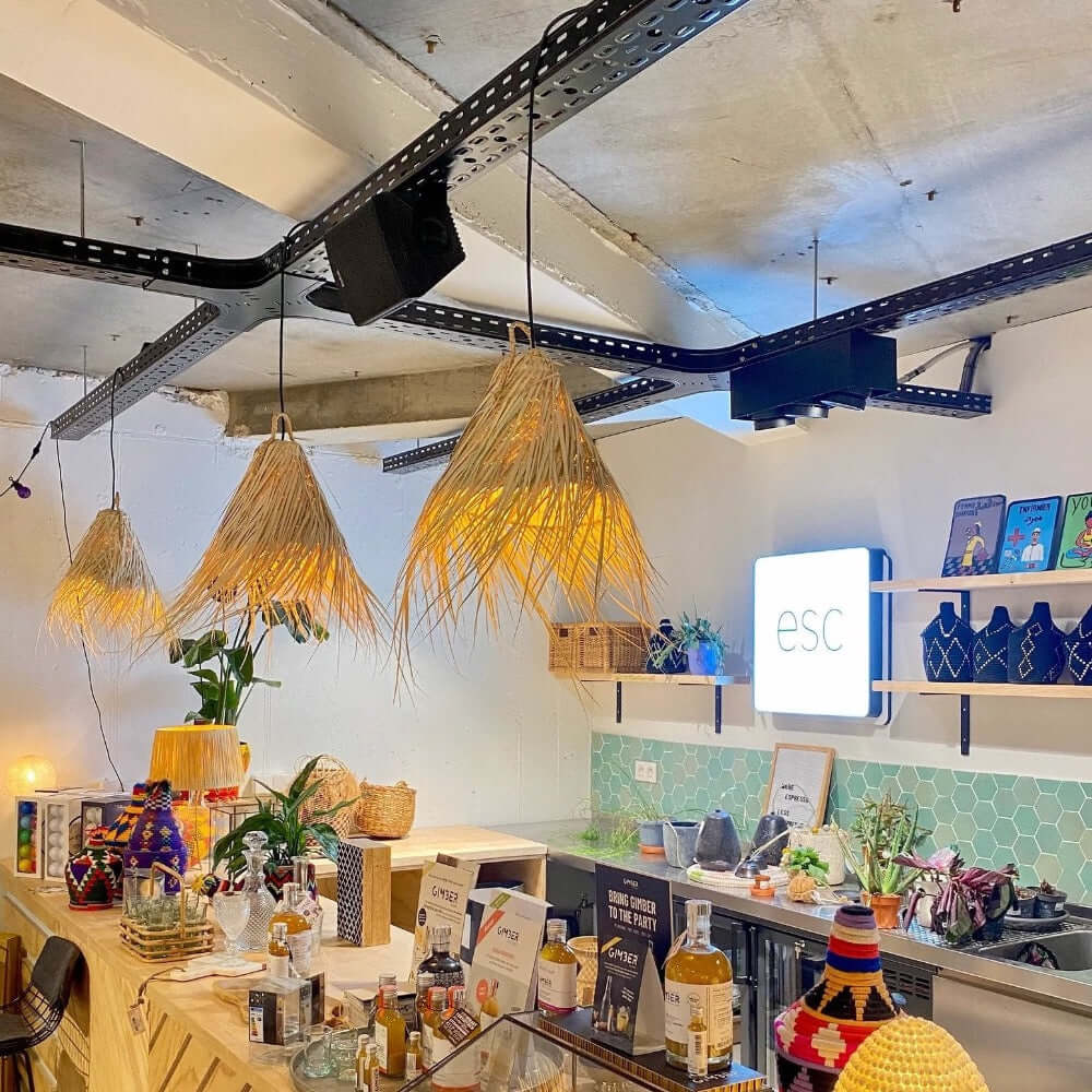 palm lamp strolamp souk in the City boho lampshade pendant