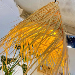 palm lamp strolamp souk in the City boho lampshade pendant