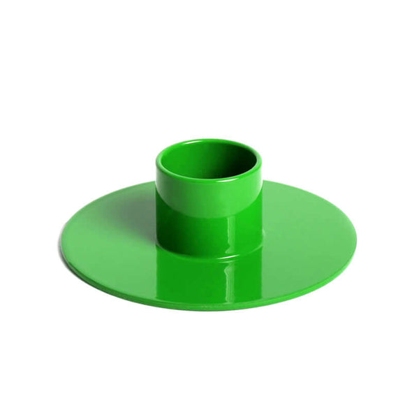 Not the Girl Who Misses Much steel candle holder Pop green groene kandelaar