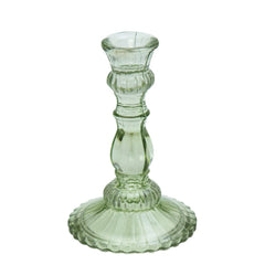 gerecycled glas kandelaar groen 17cm By Room