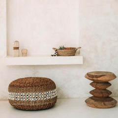 Simi stool Bazar Bizar Indonesia wooden side table unique fair eco