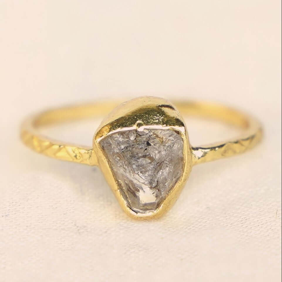 vergulde geboortesteen ring april diamant goud birthstone rings diamond gold plated
